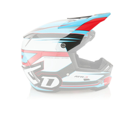 6D hjälmvisir ATR-3 Hyper gloss röd/blå