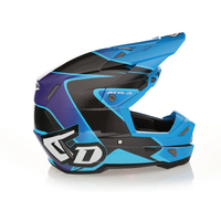 6D helmet ATR-3 Wave Gloss cyan blue/purple