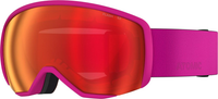 ATOMIC Revent JR S Flash rosa med röda flash C2 goggles