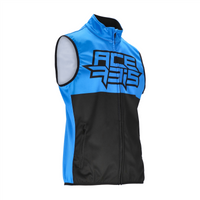 ACERBIS väst Softshell Linear svart/blå
