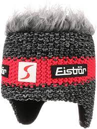 EISBAR hatt Star Cocker grå/röd