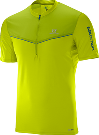 SALOMON tröja SS Fast Wing HZ Tee grön