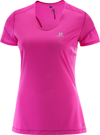 SALOMON SS Trail Runner Tee W pink skjorta