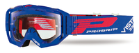 PROGRIP glasögon 3303 Vista blå med klar 3310 med XL-linser