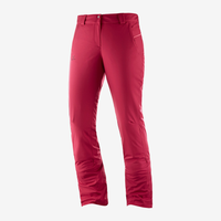 SALOMON byxor W Stormseason REG röd
