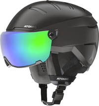 ATOMIC Savor GT Amid Visor HD black w/green HD C2-3 hjälm