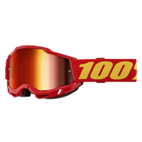 100% goggles Accuri 2 JR röd med spegelröd lins