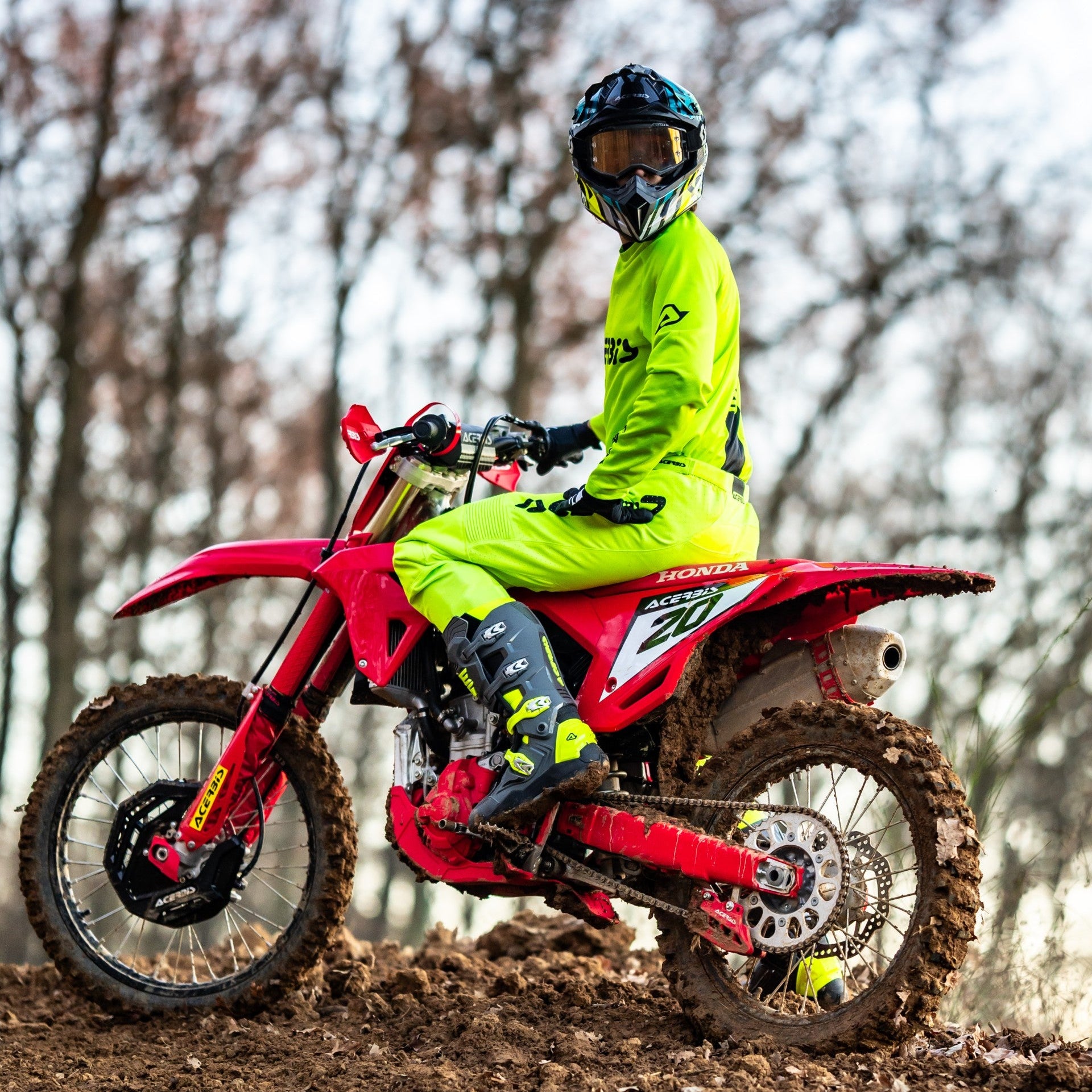 ACERBIS byxor MX K Windy ventilerade gröna/svarta