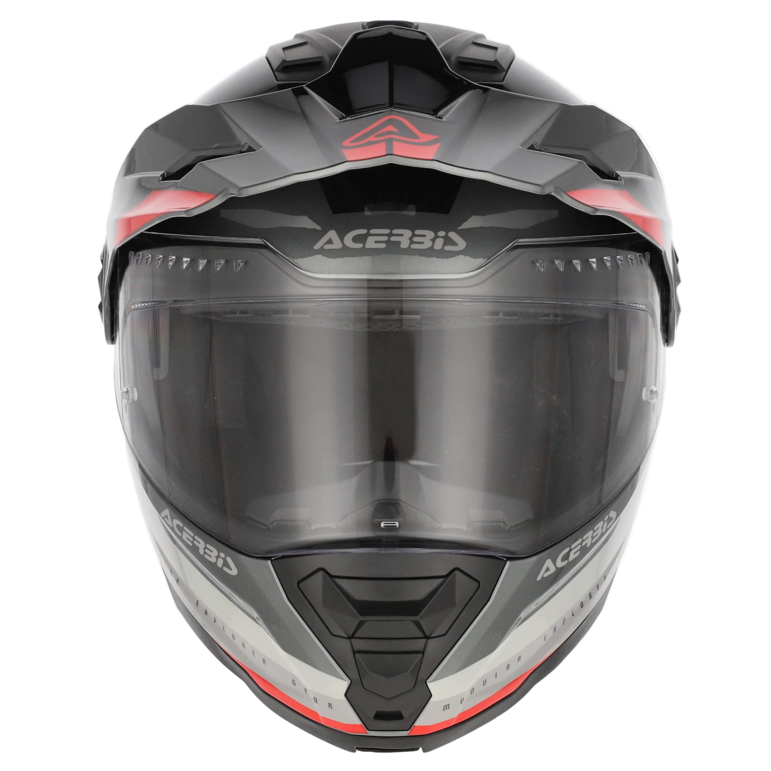 ACERBIS helmet Rider Graphic grey/red