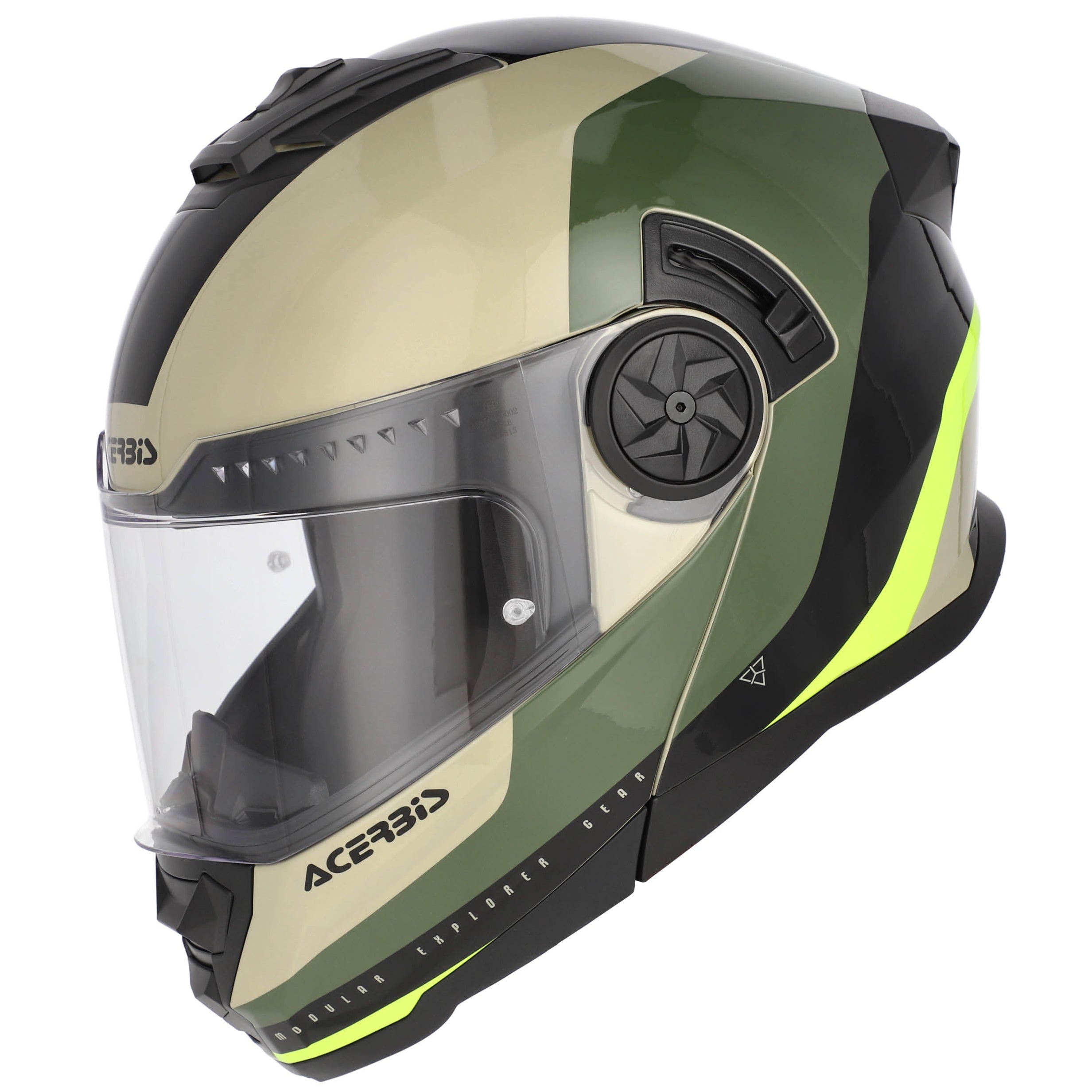 ACERBIS helmet Rider Graphic green/brown