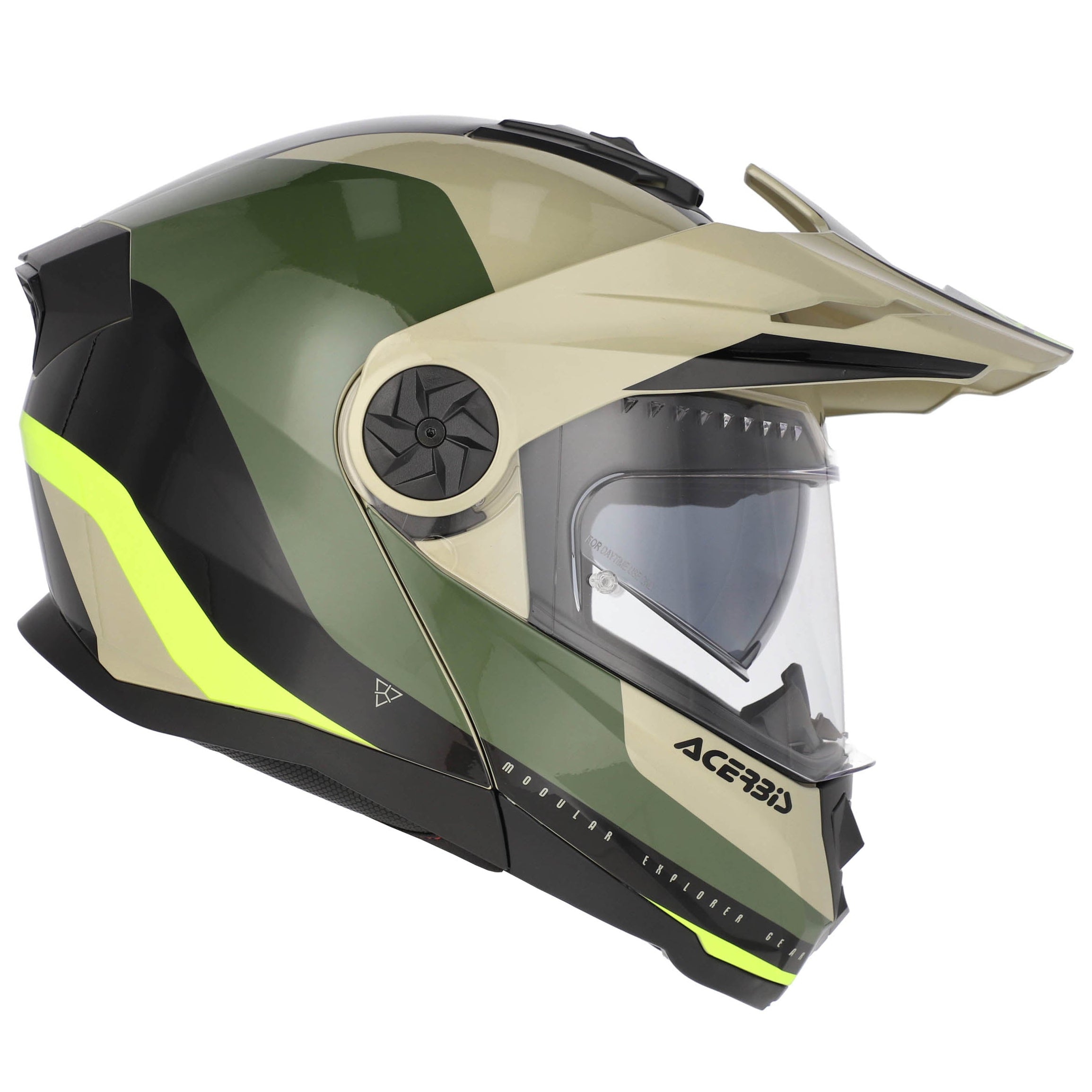ACERBIS helmet Rider Graphic green/brown