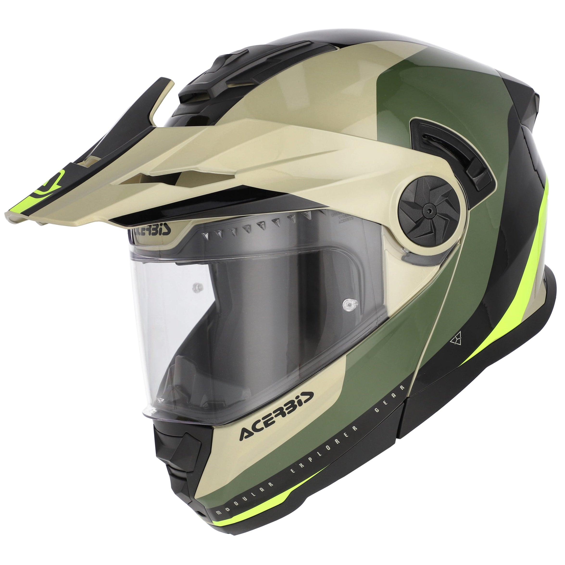 ACERBIS helmet Rider Graphic green/brown
