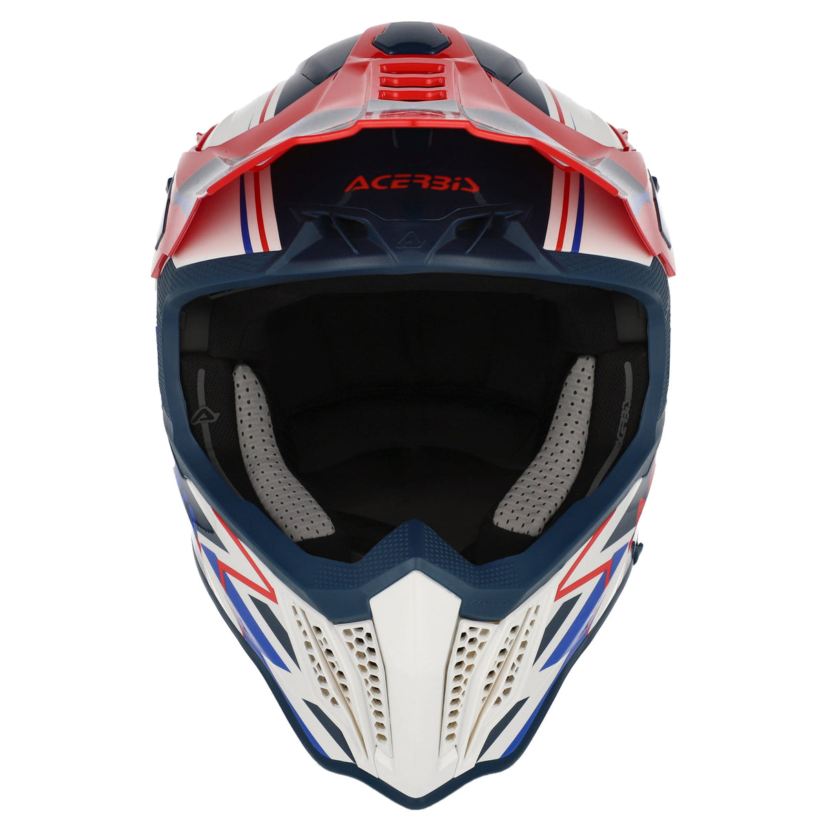 ACERBIS helmet Airstrike-X white/blue/red