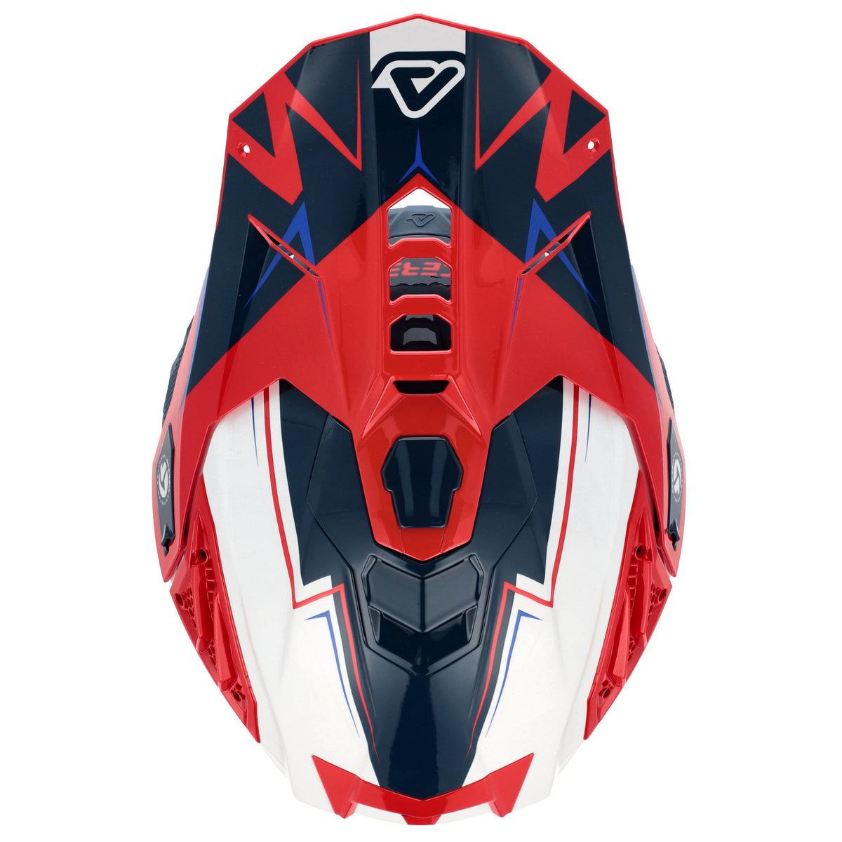 ACERBIS helmet Airstrike-X white/blue/red