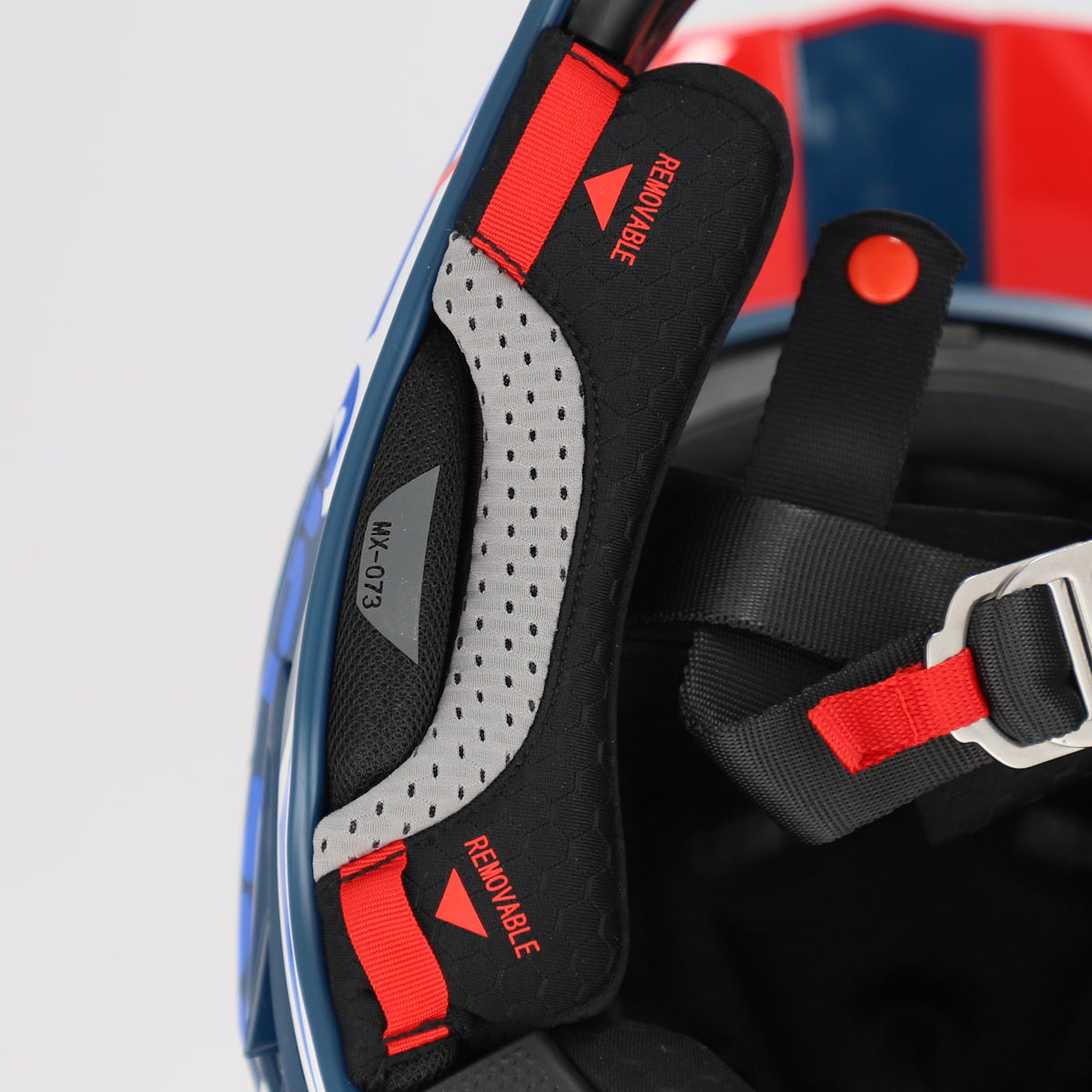ACERBIS helmet Airstrike-X white/blue/red