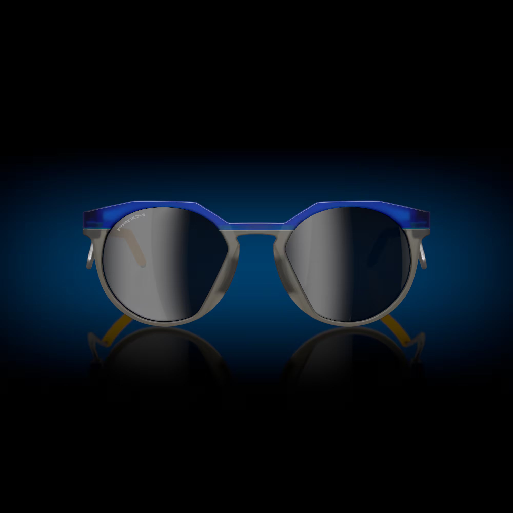 OAKLEY solglasögon HSTN Metal trans crystal blue med prizm black