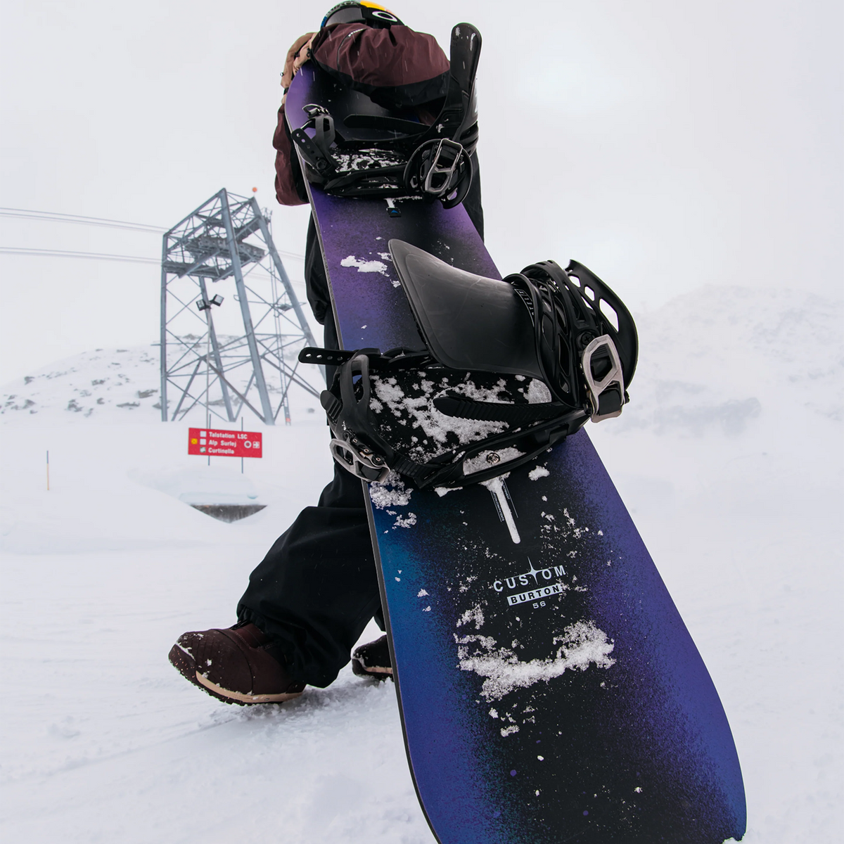 BURTON Custom faded snowboard