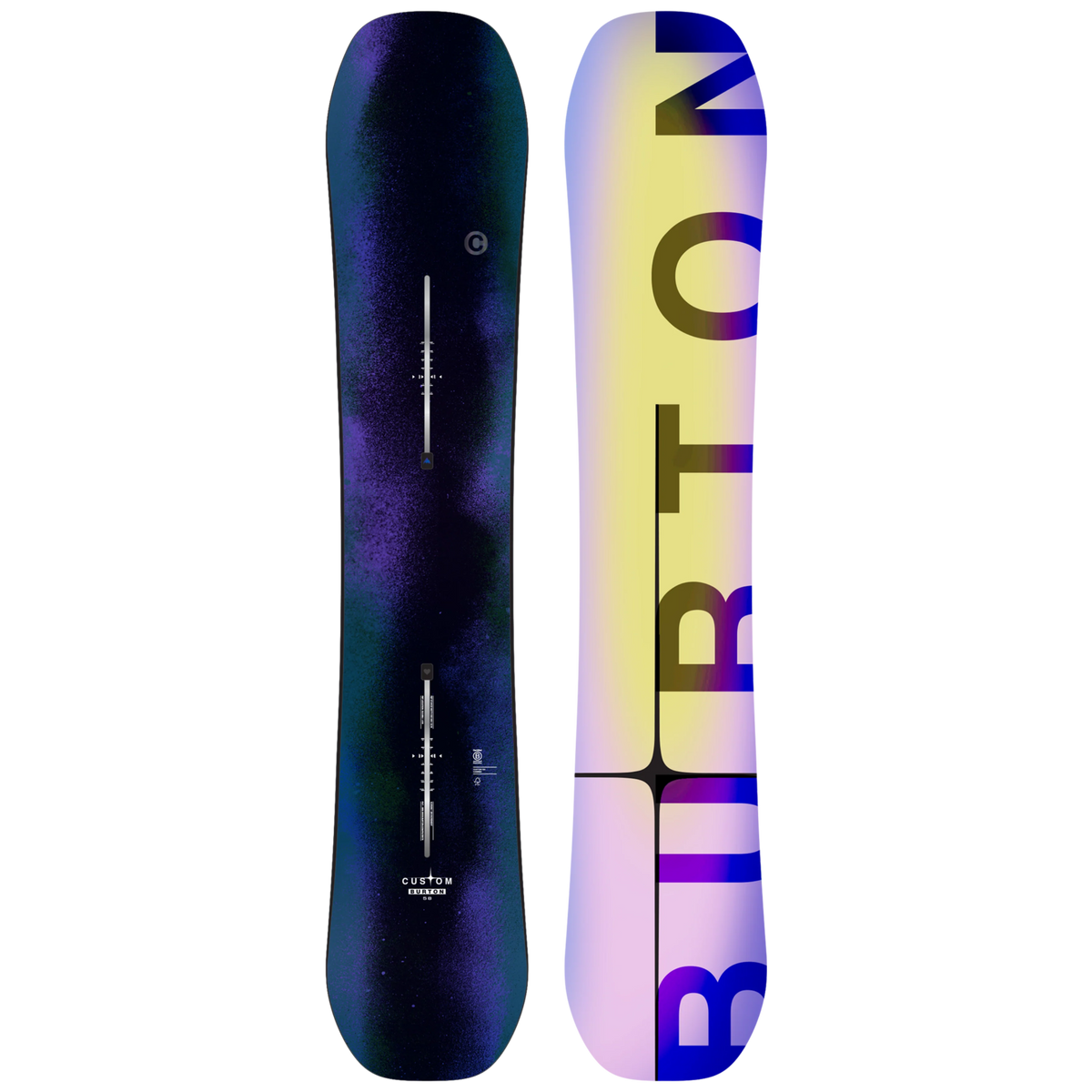 BURTON Custom Wide faded snowboard