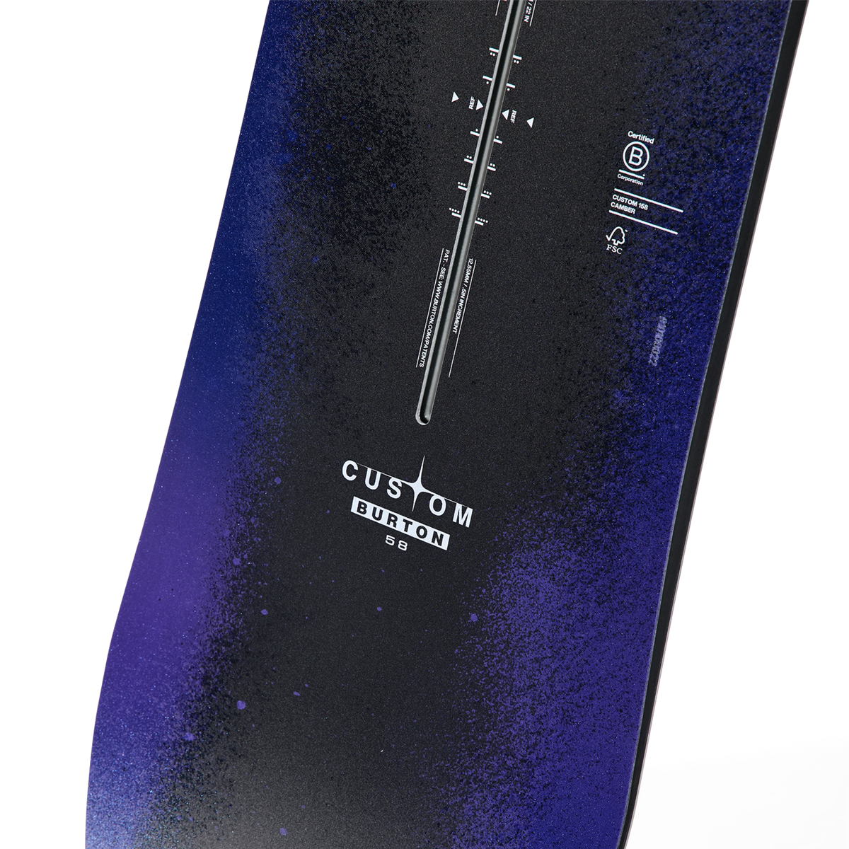 BURTON Custom Wide faded snowboard