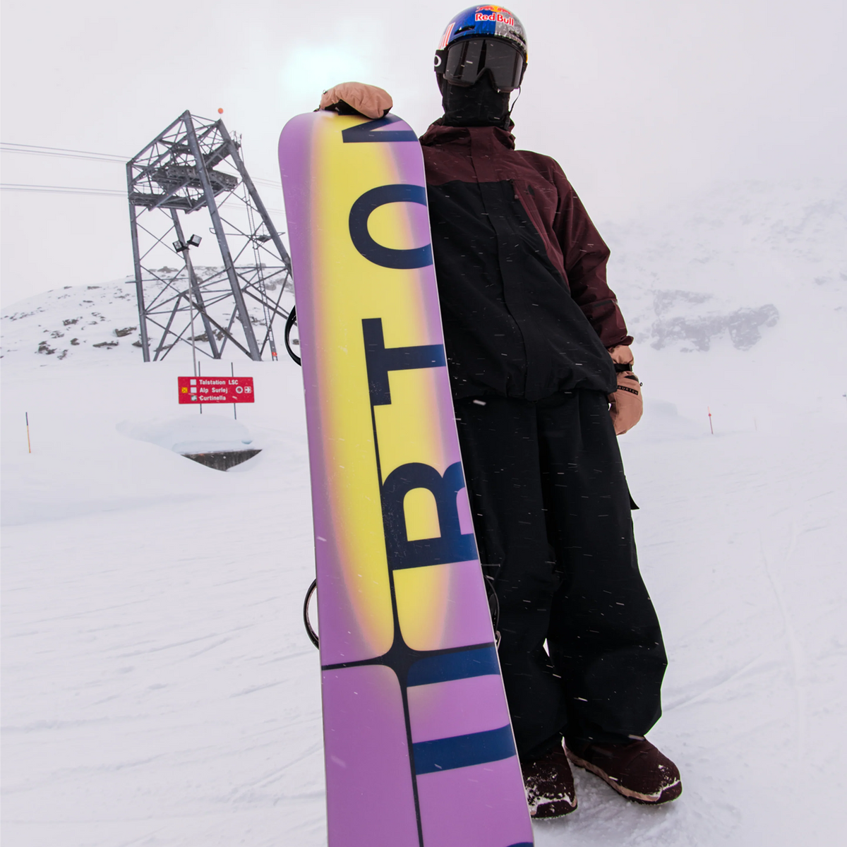 BURTON Custom faded snowboard