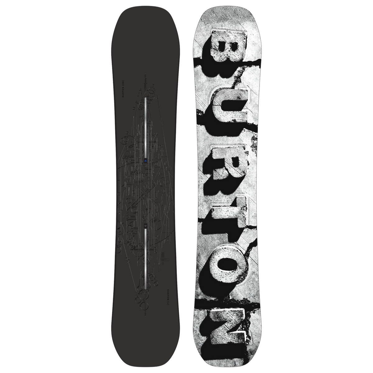 BURTON Custom X etched snowboard