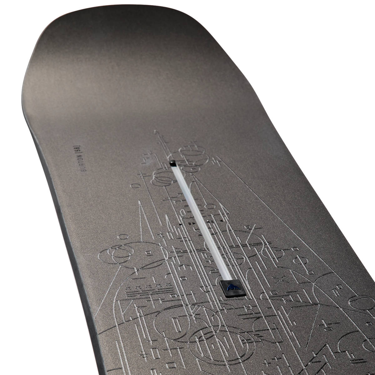 BURTON Custom X Wide etched snowboard