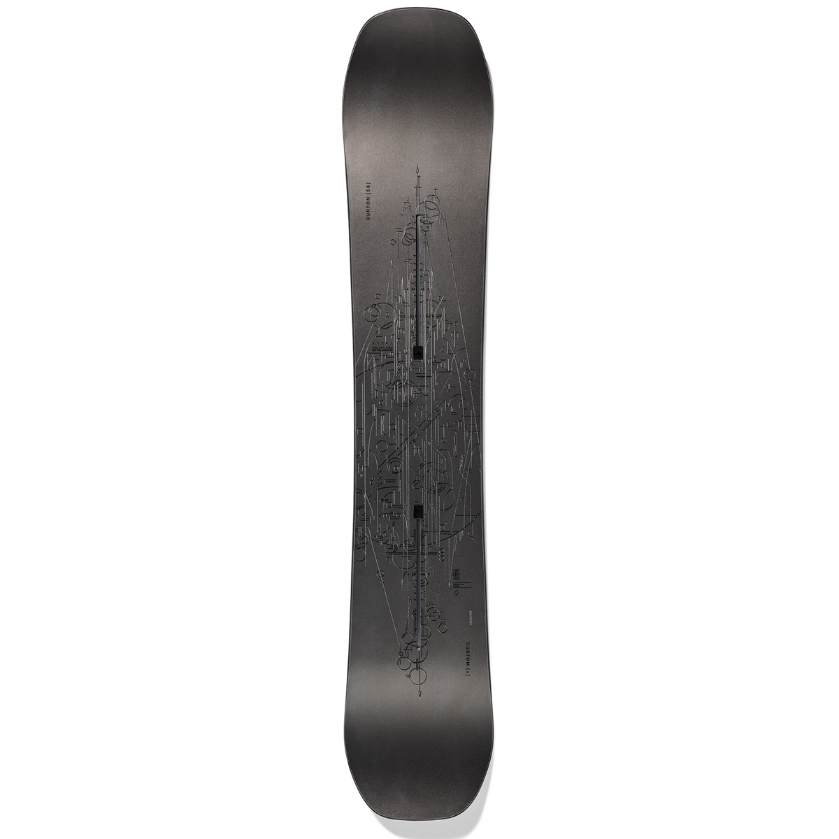 BURTON Custom X etched snowboard