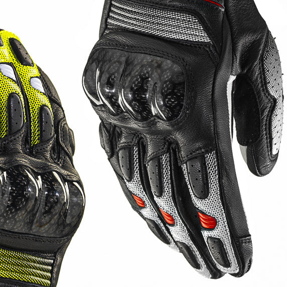 CLOVER gloves ST-02 Leather Sport black/white/red
