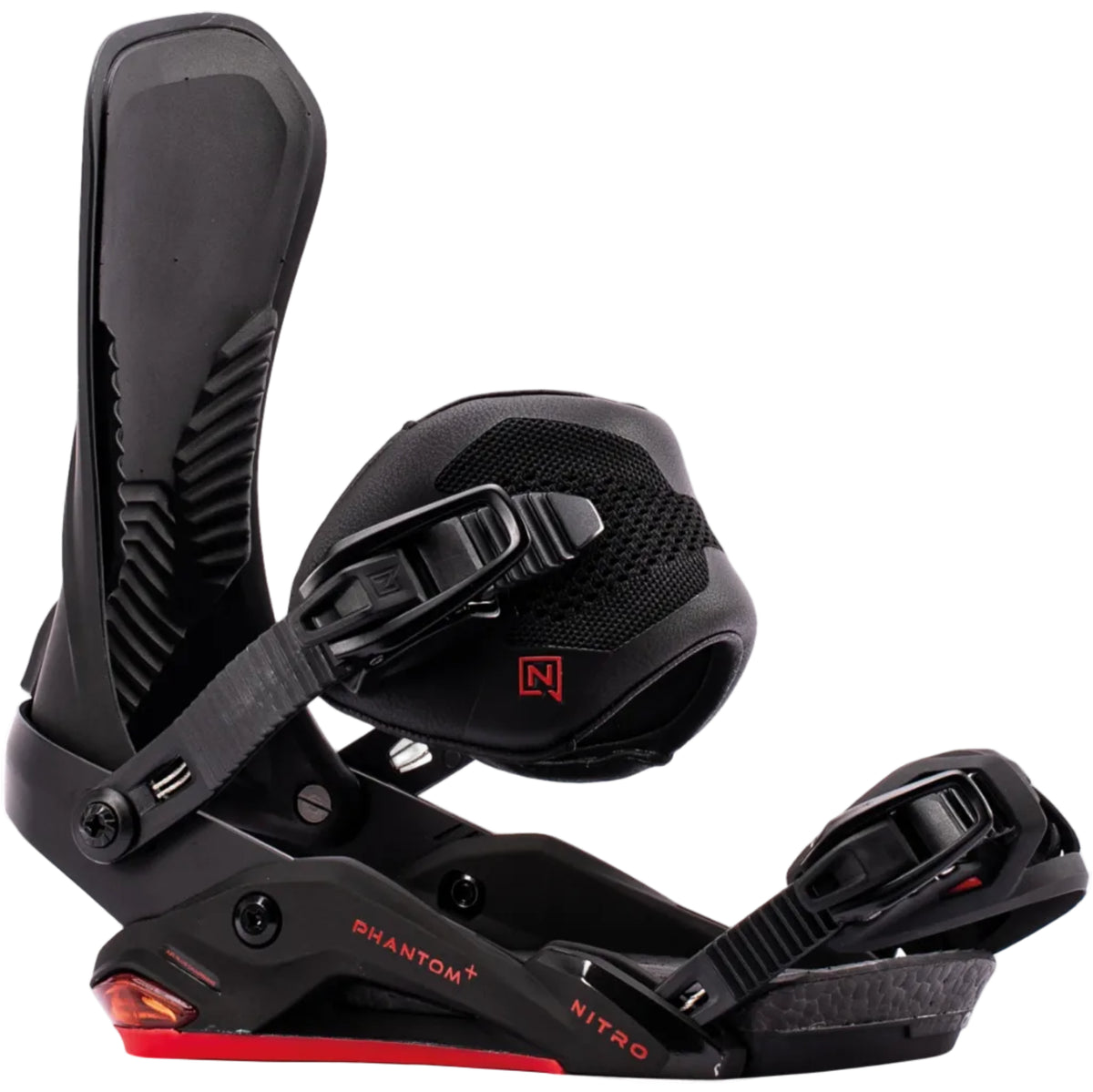 NITRO Phantom+ ultra black/red bindings