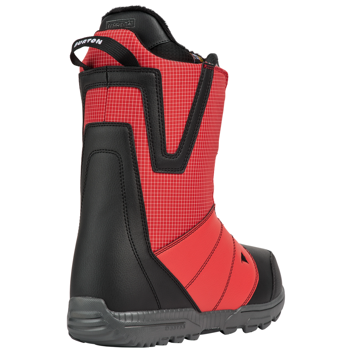 BURTON Moto Boa geranium red/black boots