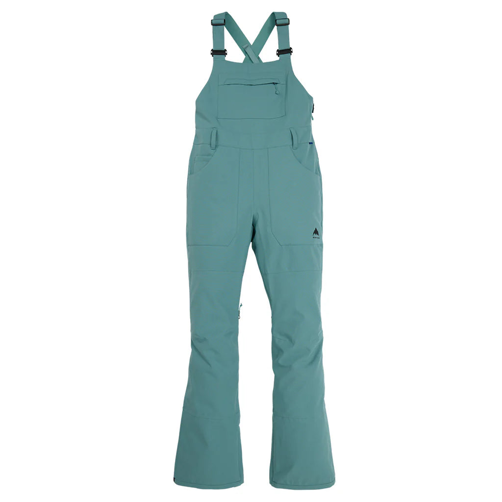 BURTON kelnės moterims Avalon Bib šviesiai žalios