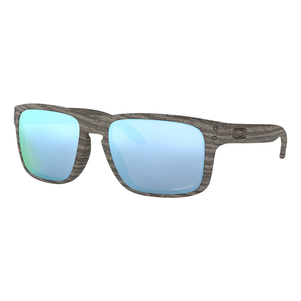 OAKLEY saulesbrilles Holbrook woodgrain w/prizm deep water polar