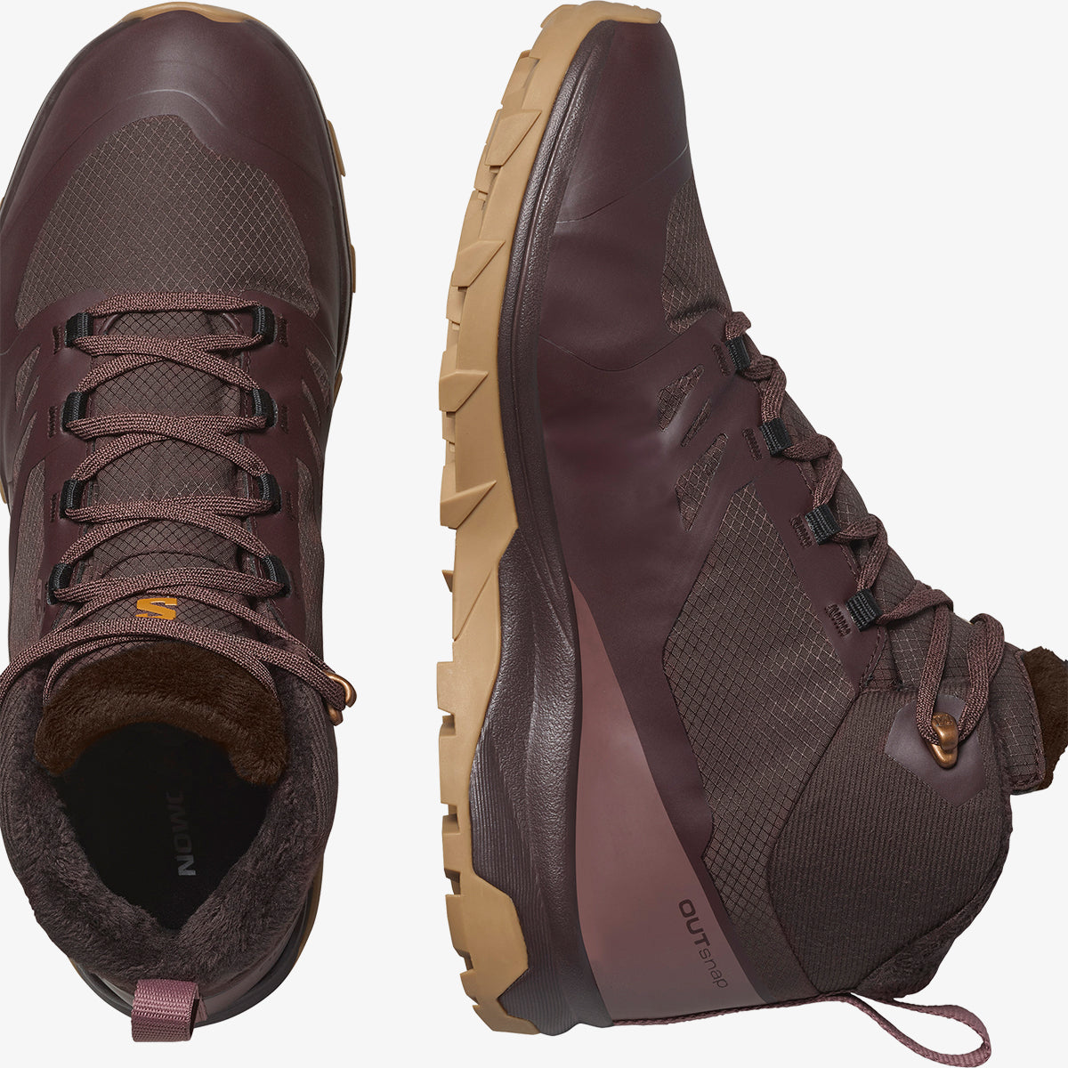 SALOMON batai Outsnap CS WP W juoda kava