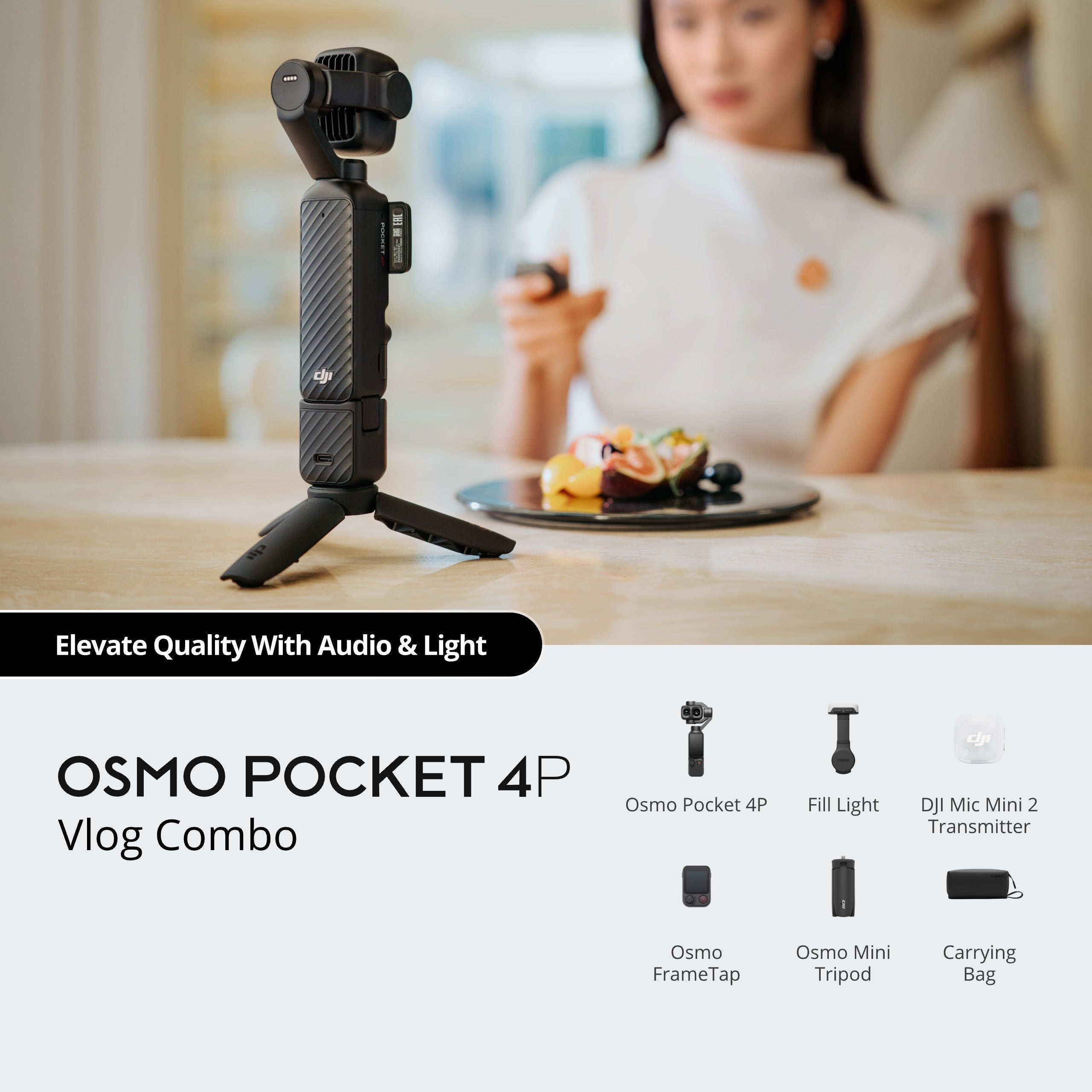 DJI kamera Osmo Pocket 4P vloggcombo