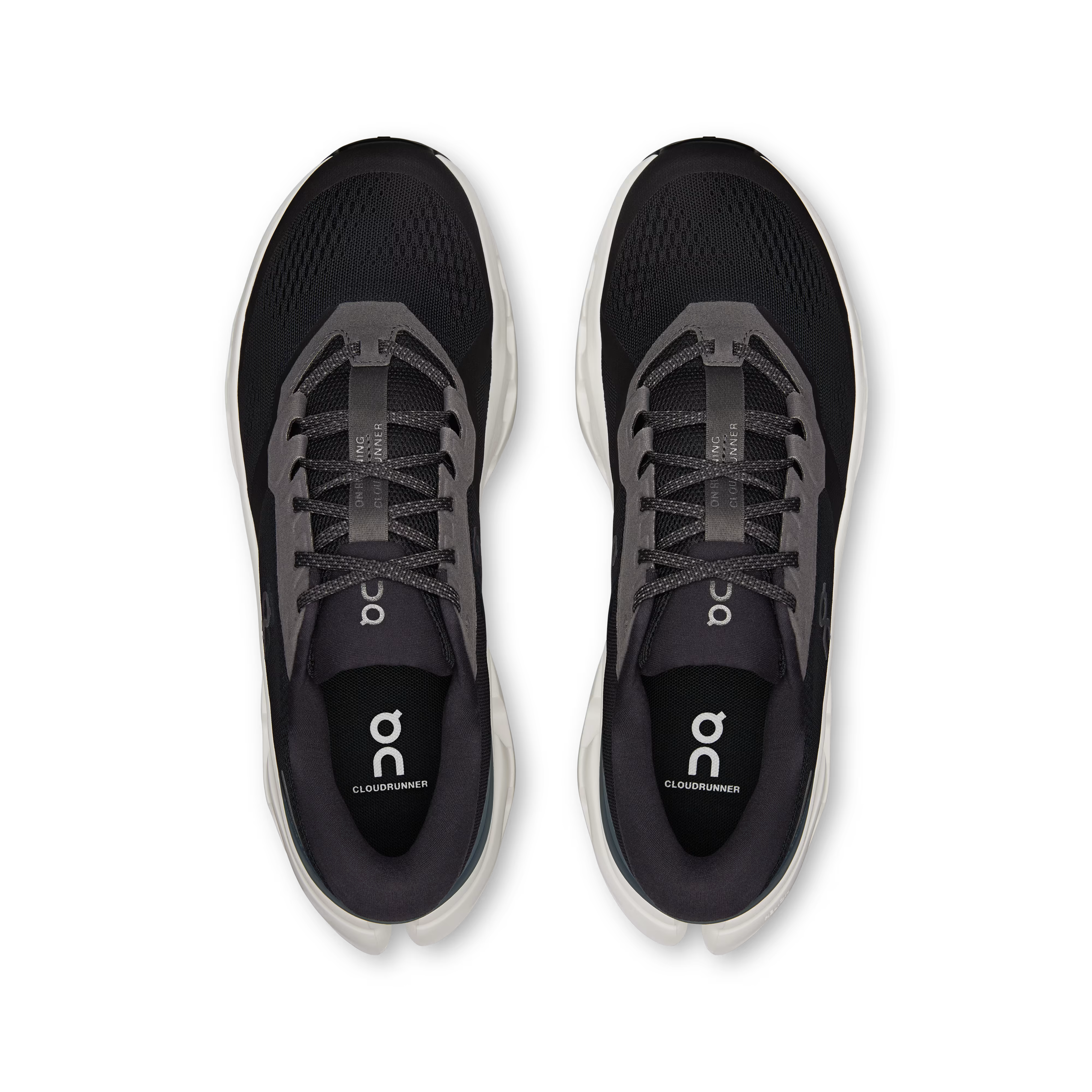 ON-skor Cloudrunner 3 svart/elfenben