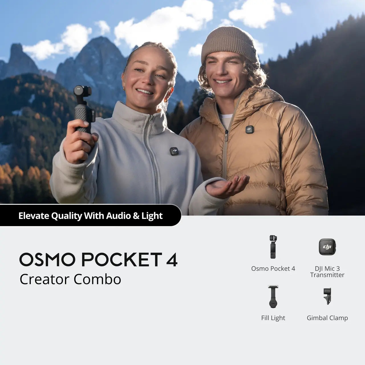 DJI-kamera Osmo Pocket 4 Creator Combo