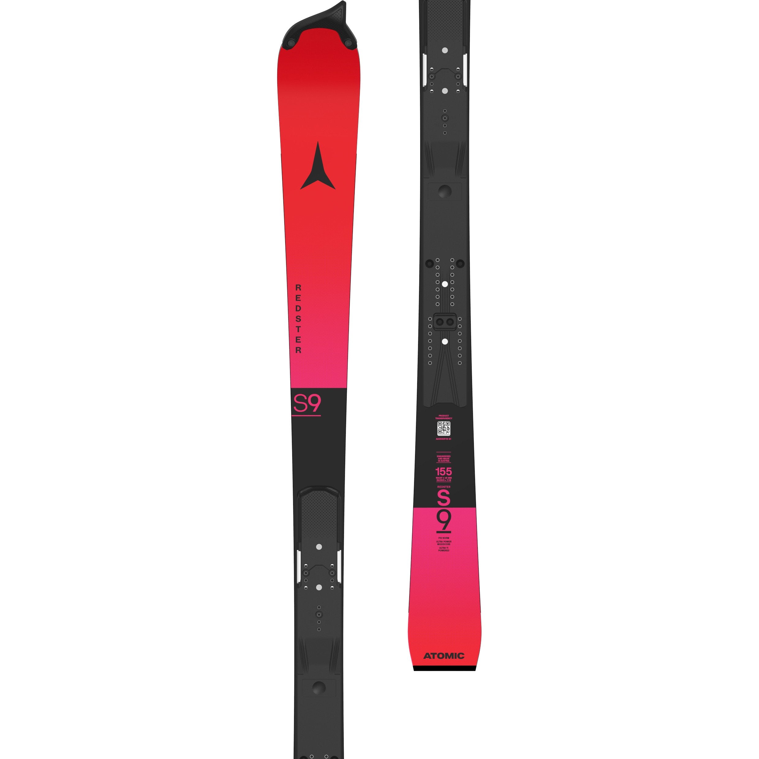 ATOMIC ski NY Redster FIS S9 155 red/black/pink w/o bindings
