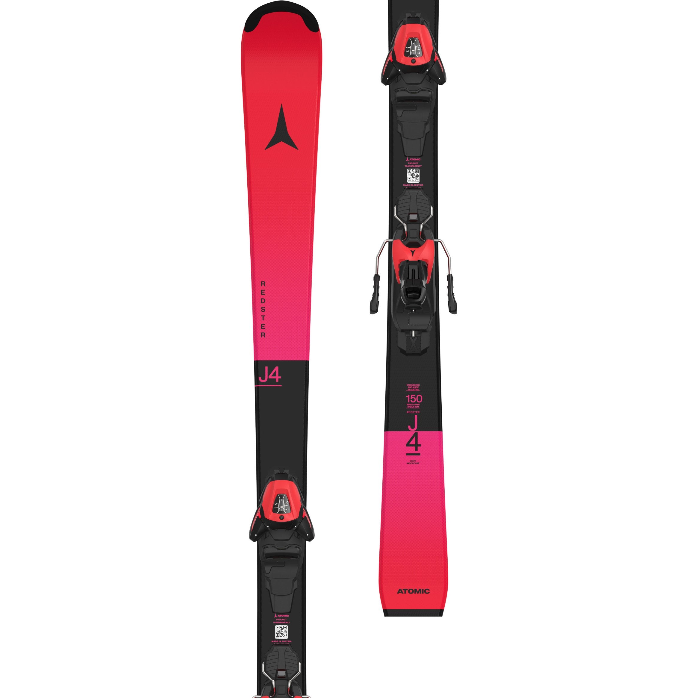 ATOMIC Redster J4 w/L L 6 GW CA alpine ski set w/ bindings