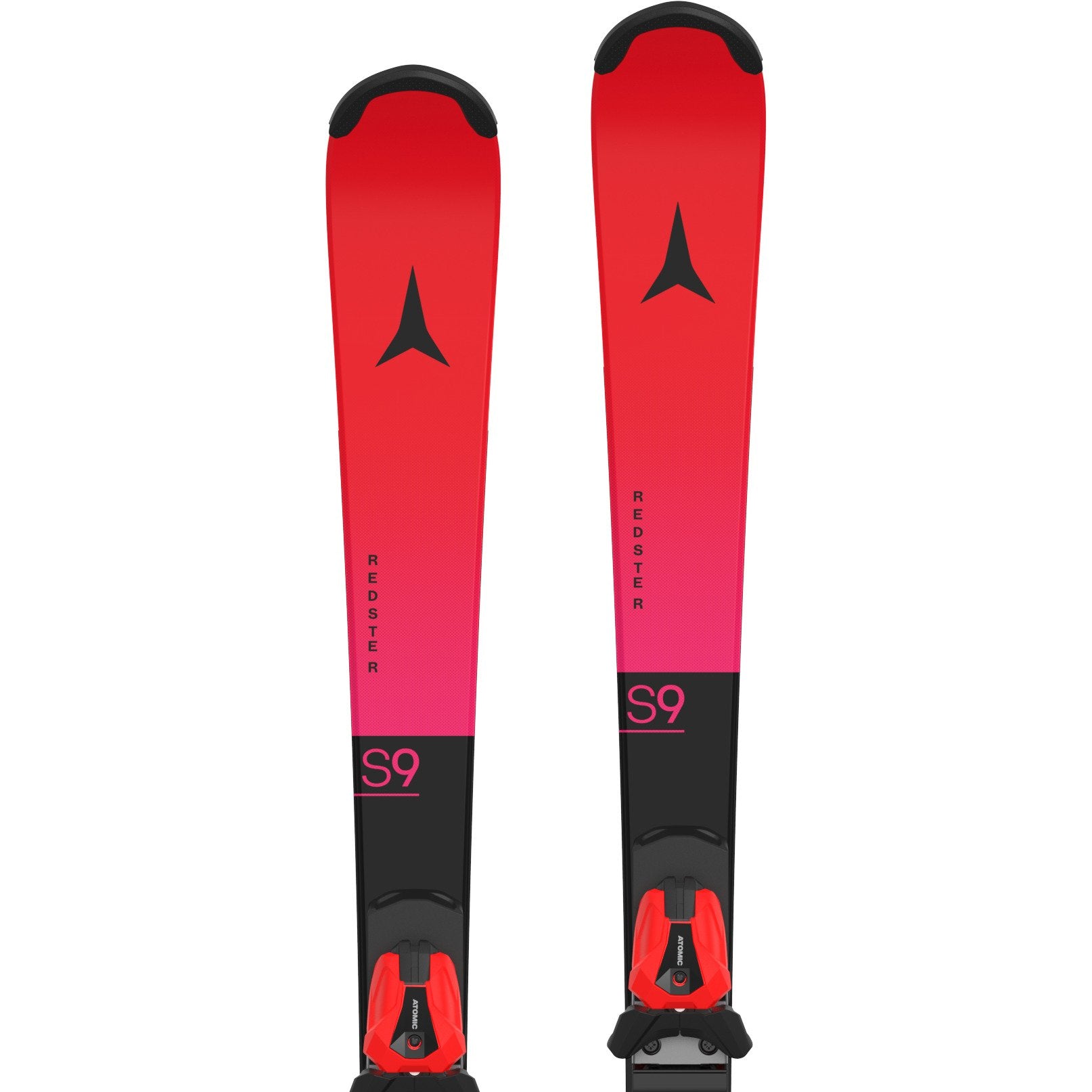 ATOMIC NYI Redster FIS S9 J-RP3 redbk/pink w/Icon10 alpine skis with bindings