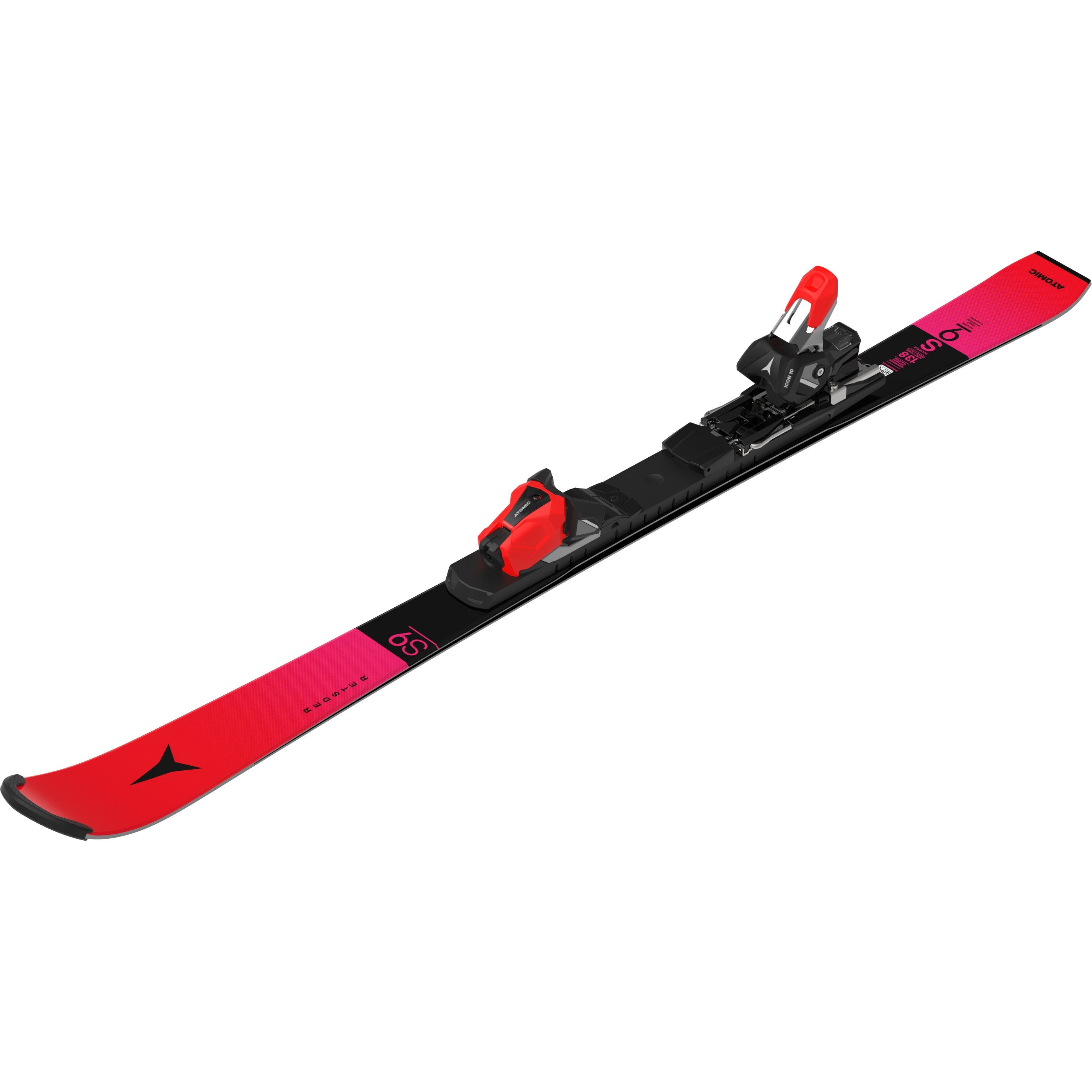 ATOMIC NYI Redster FIS S9 J-RP3 redbk/pink w/Icon10 alpine skis with bindings