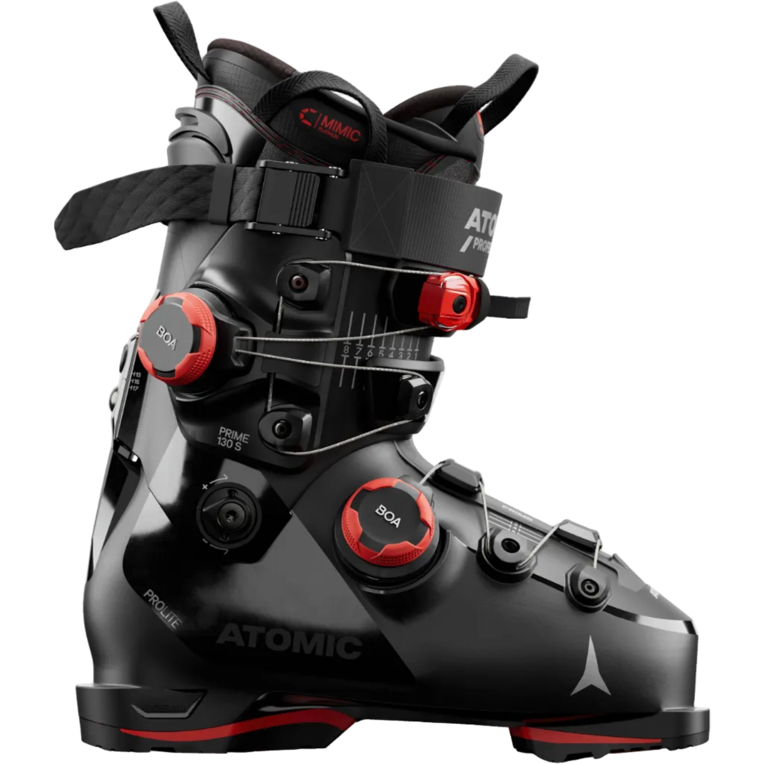 ATOMIC Hawx Prime 130 S Dual Boa black/röda pjäxor
