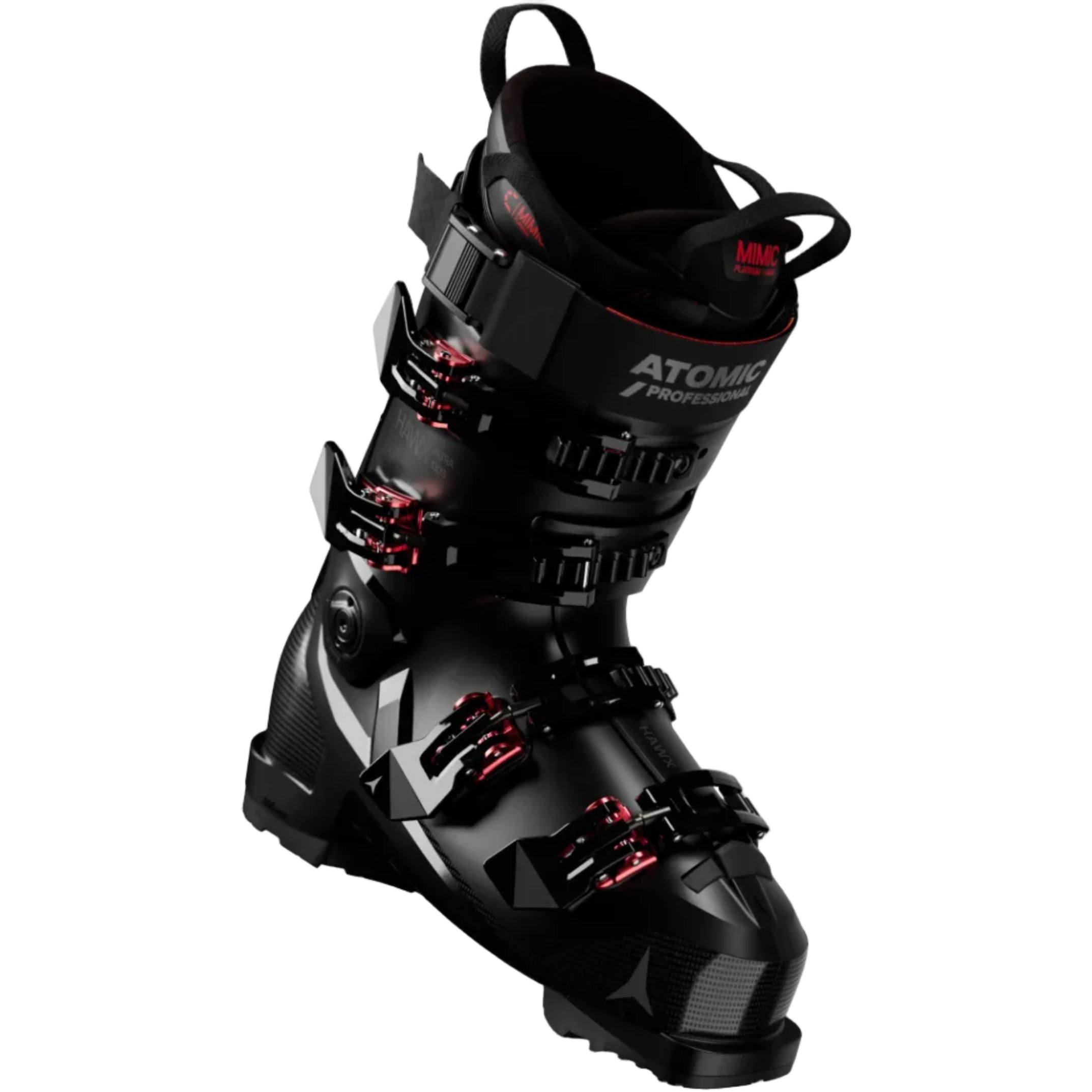 ATOMIC Hawx Ultra 130 S black/röda pjäxor