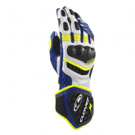CLOVER gloves RS-9 blue/white/yellow