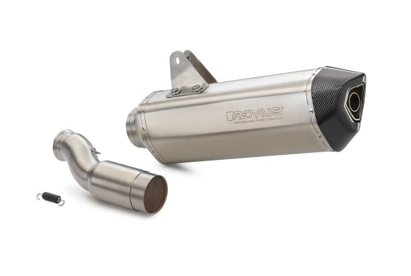 REMUS Slip-on silencer SM701 '22 steel w/ carbon cap