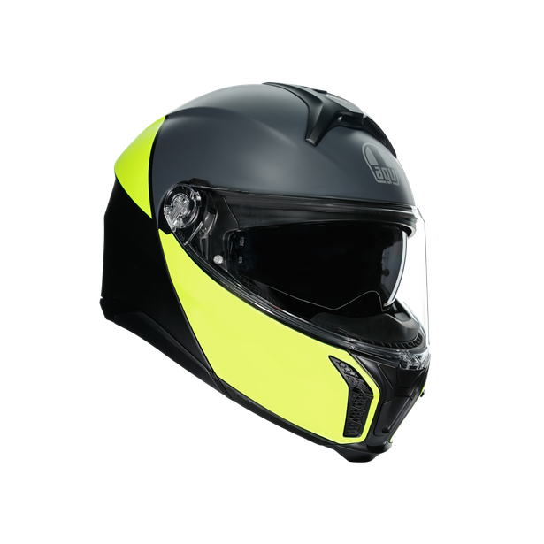 AGV helmet Tourmodular Balance matt black/yellow fl/grey