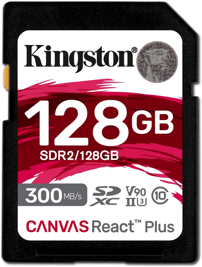 KINGSTON memory card with adapter Canvas React Plus 128GB