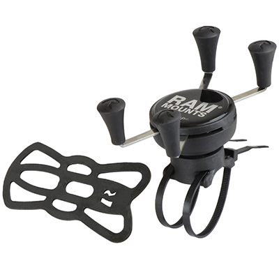 RAM MOUNT-set XGrip Rail EZ-ON med klämmor
