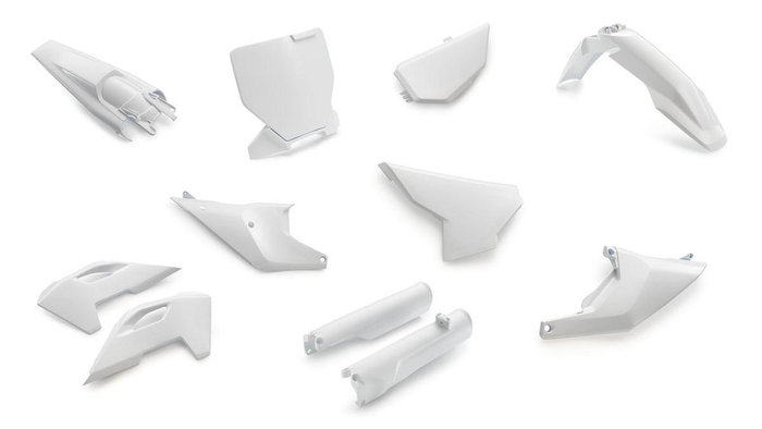 HUSQVARNA plastkit MX 125-450 '23 vit
