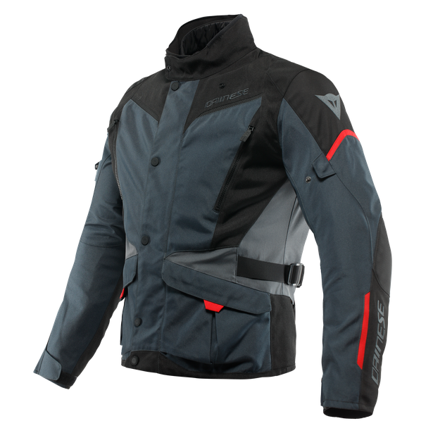 DAINESE jacket Tempest 3 ebony/black/lava red
