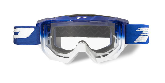 PROGRIP goggles 3200 LS blue/white w/clear LS3298
